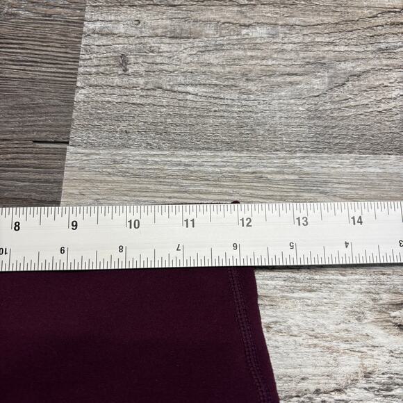 Fabletics Powerhold Define Maroon Pink Womens S Yoga High Waist‎ Capri Leggings - Picture 5 of 10